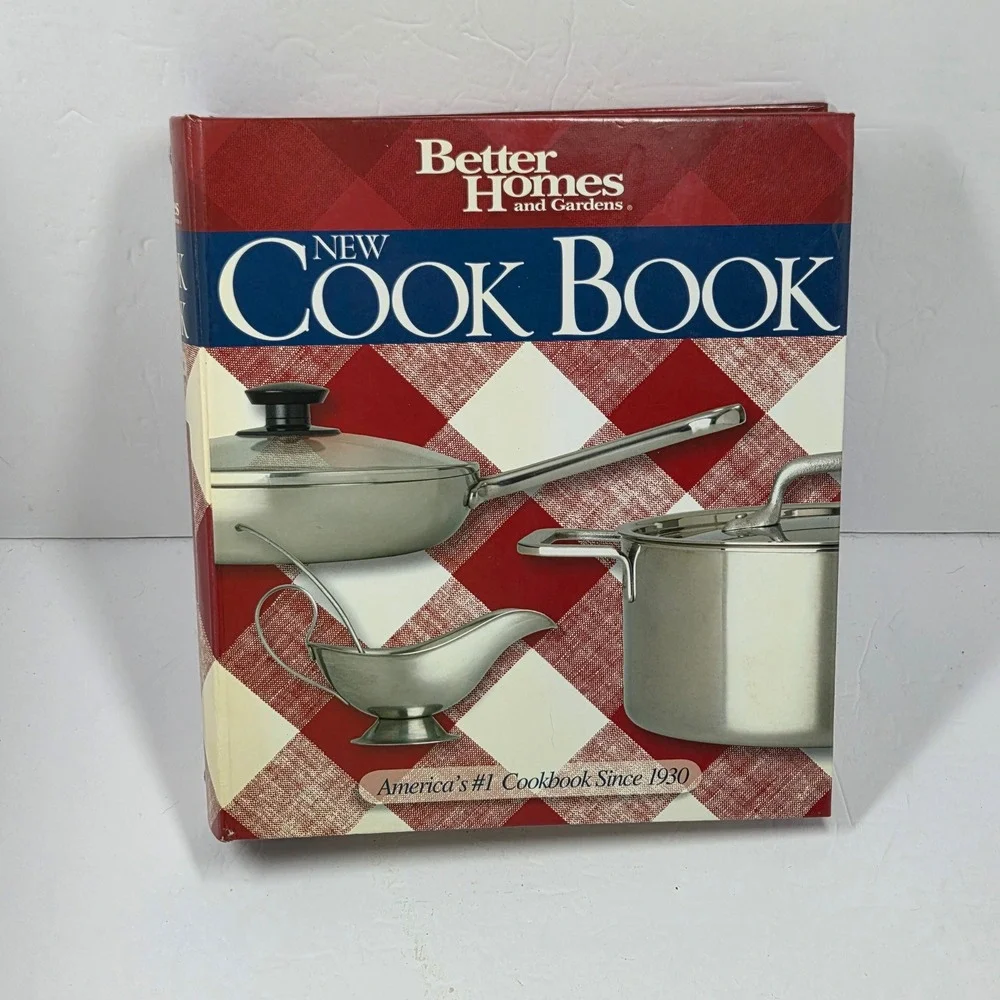 Better Homes and Gardens New Cook Book 14th Edition 3 Ring Binder Red Gingham